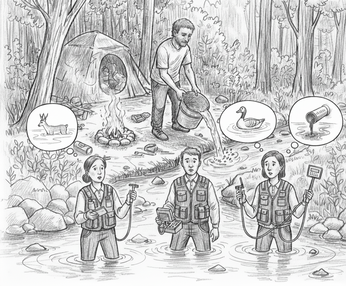 The Big Chico Creek E. coli Mystery: Why the Simplest Answer Points to Human Activity